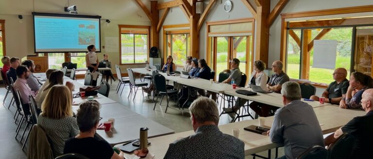 Diverse perspectives were shared through a series of in-person and online engagement sessions, such as at the Seaside Centre in Sechelt, Sunshine Coast on June 13. Photo by Brodie Guy.