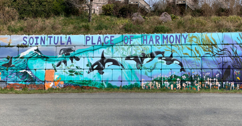 Economic development isn't just about businesses. It also includes transforming public spaces with art work, colourful murals, and embracing community pride.