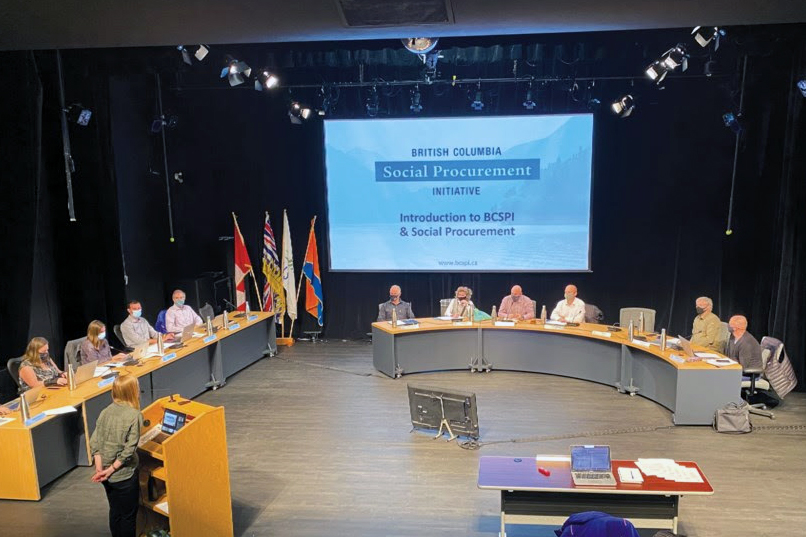 A provincial government meeting regarding BC SPI